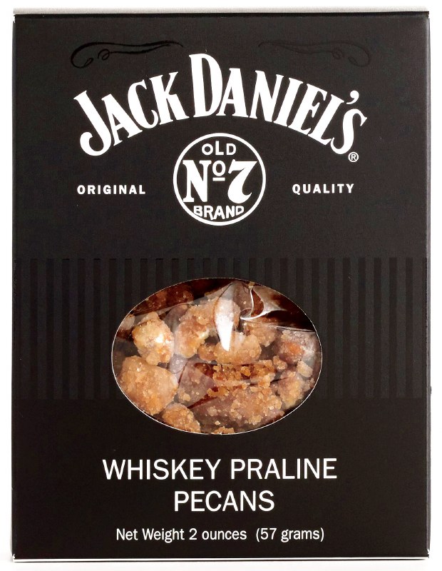 Jack Daniels Whiskey Praline Pecans 2oz Legacy Wine and Spirits